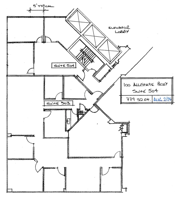 90 Allstate Pky, Markham, ON for lease Floor Plan- Image 1 of 1