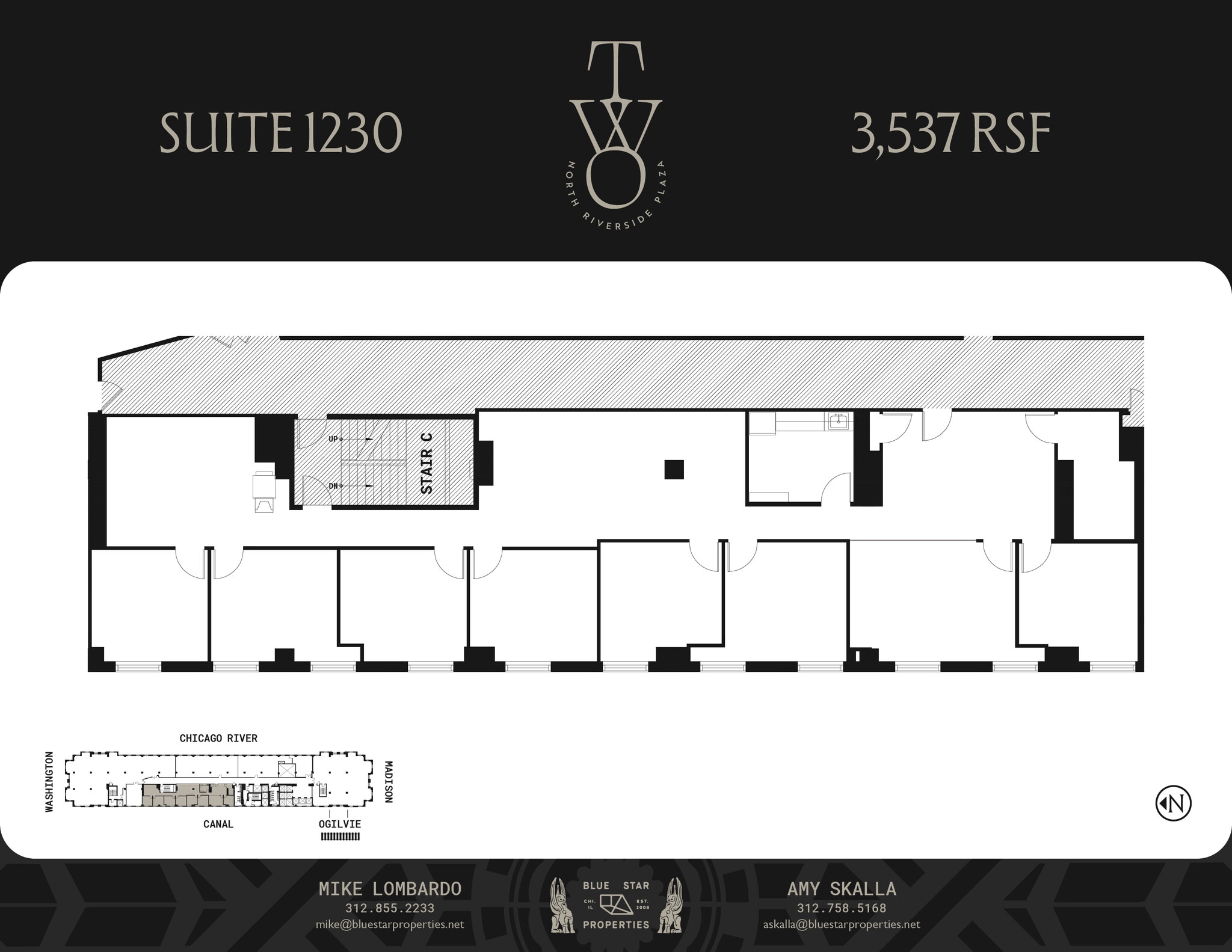 2 N Riverside Plz, Chicago, IL for lease Floor Plan- Image 1 of 1
