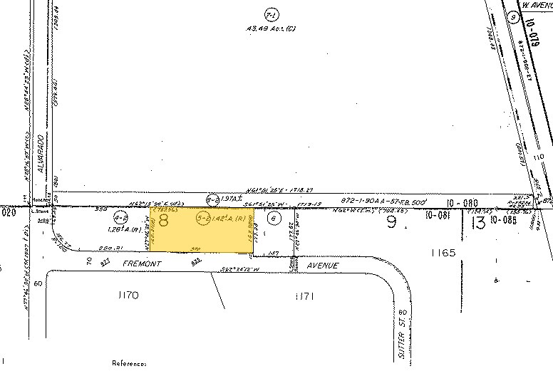 835 Fremont Ave, San Leandro, CA à louer - Plan cadastral - Image 3 de 3