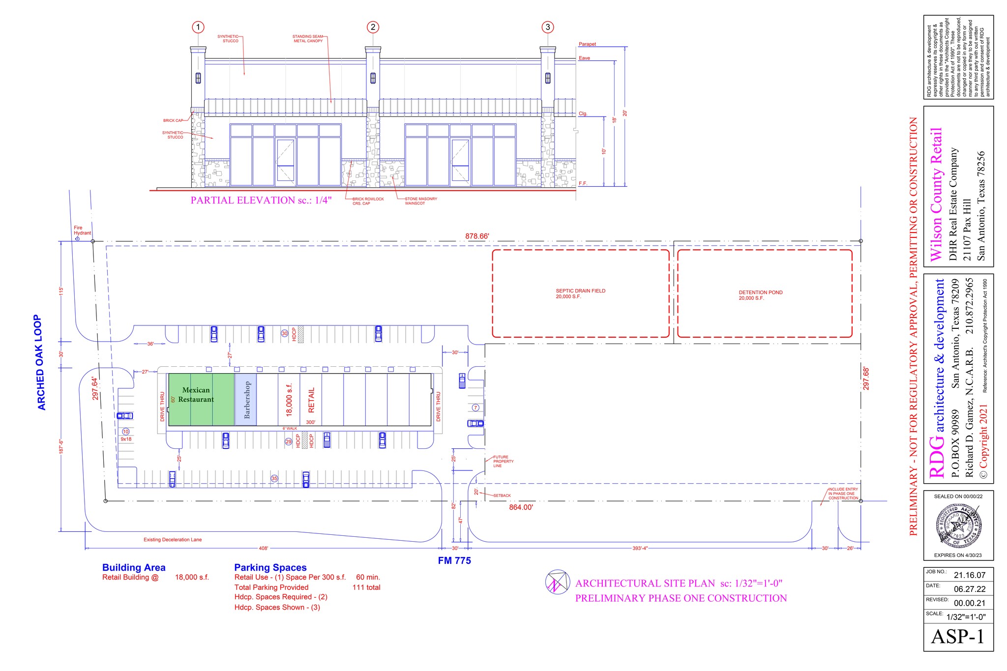 FM 775, Floresville, TX for lease Site Plan- Image 1 of 1