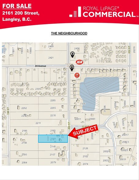 2161 200 St, Langley, BC à vendre - Plan de site - Image 3 de 3