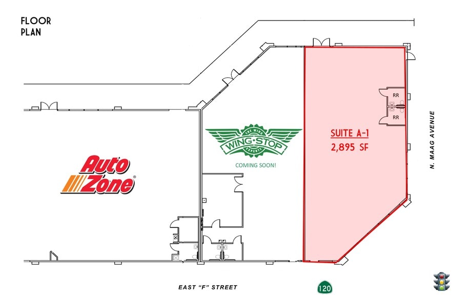 1474-1484 E F St, Oakdale, CA à louer - Plan d’étage - Image 3 de 5