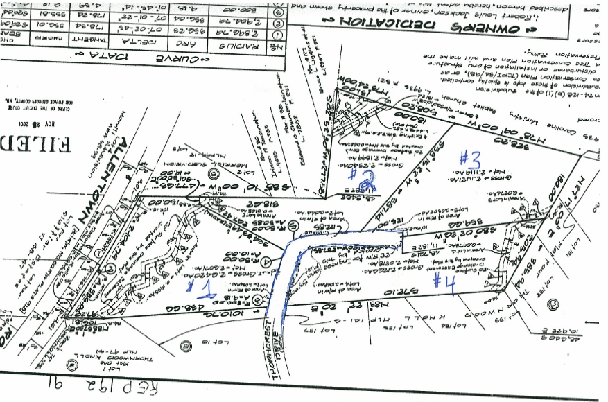 Thorncrest Dr, Fort Washington, MD à vendre - Plan cadastral - Image 2 de 2