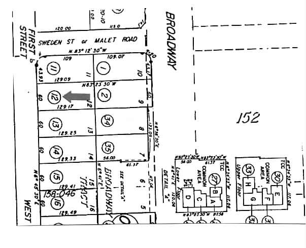 1014 1st St W, Sonoma, CA for sale - Plat Map - Image 2 of 4