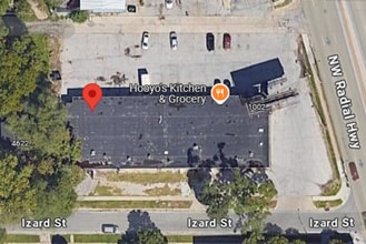 1002-1010 NW Radial Hwy, Omaha, NE - AERIAL  map view