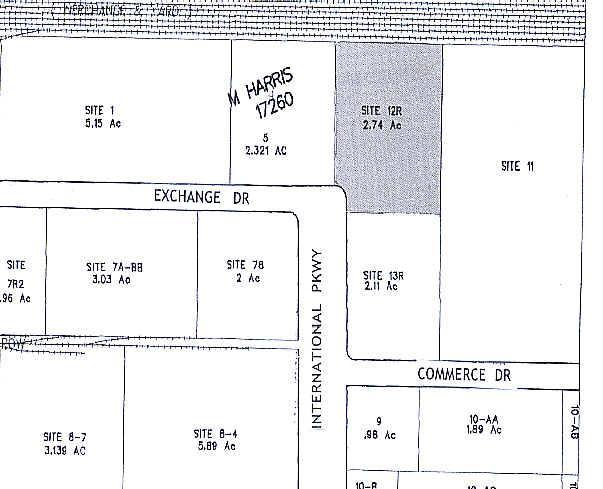 2125-2127 Exchange Dr, Arlington, TX à louer - Plan cadastral - Image 3 de 11