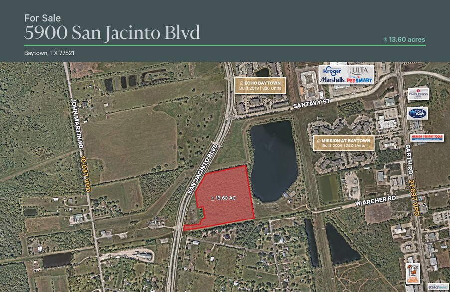 San Jacinto Blvd, Baytown, TX for sale - Building Photo - Image 1 of 4