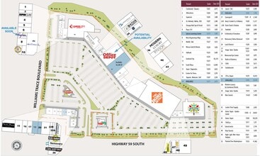 15201-15555 Southwest Fwy, Sugar Land, TX à louer Plan de site- Image 1 de 1