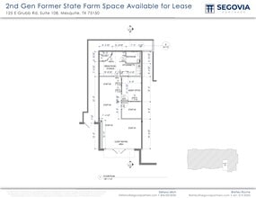 125 E Grubb Rd, Mesquite, TX for lease Site Plan- Image 1 of 1