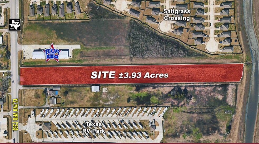 5519 FM 2004 Rd, Hitchcock, TX à vendre - Photo du bâtiment - Image 1 de 2