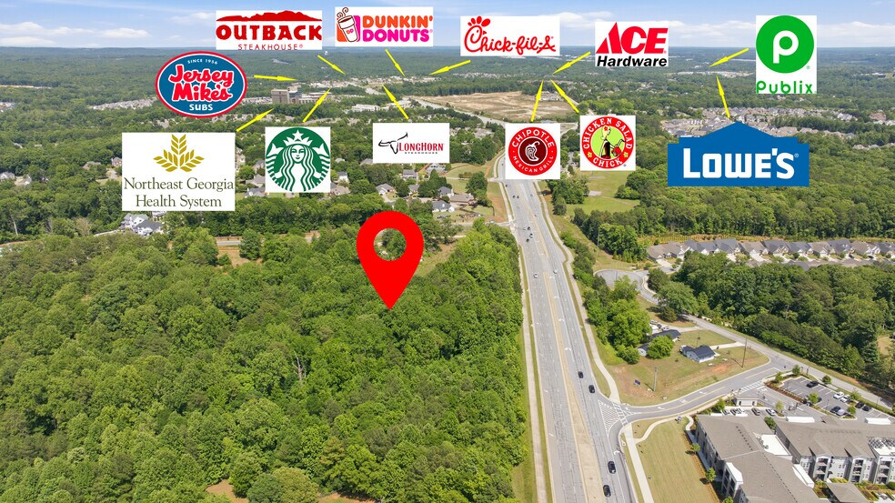 1661 Friendship Rd, Hoschton, GA à vendre - Photo du bâtiment - Image 2 de 64