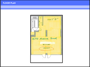 1566-1574 Avenue Rd, Toronto, ON for lease Floor Plan- Image 1 of 1