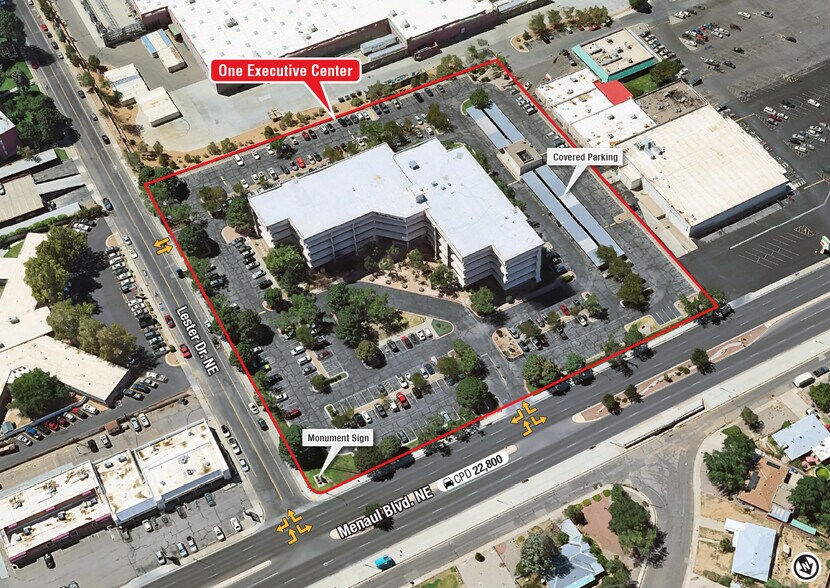 8500 Menaul Blvd NE, Albuquerque, NM à louer - Photo du bâtiment - Image 2 de 10