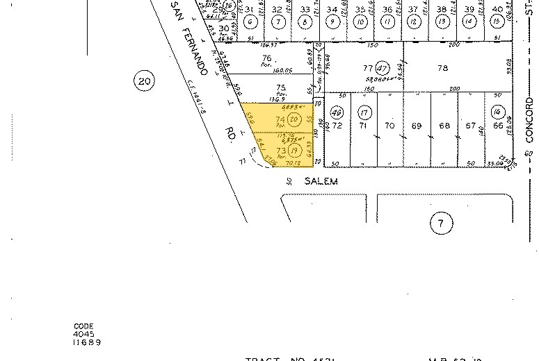 5300-5304 San Fernando Rd, Glendale, CA à louer - Plan cadastral - Image 2 de 2