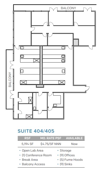 505 Coast Blvd S, La Jolla, CA for lease Floor Plan- Image 1 of 1