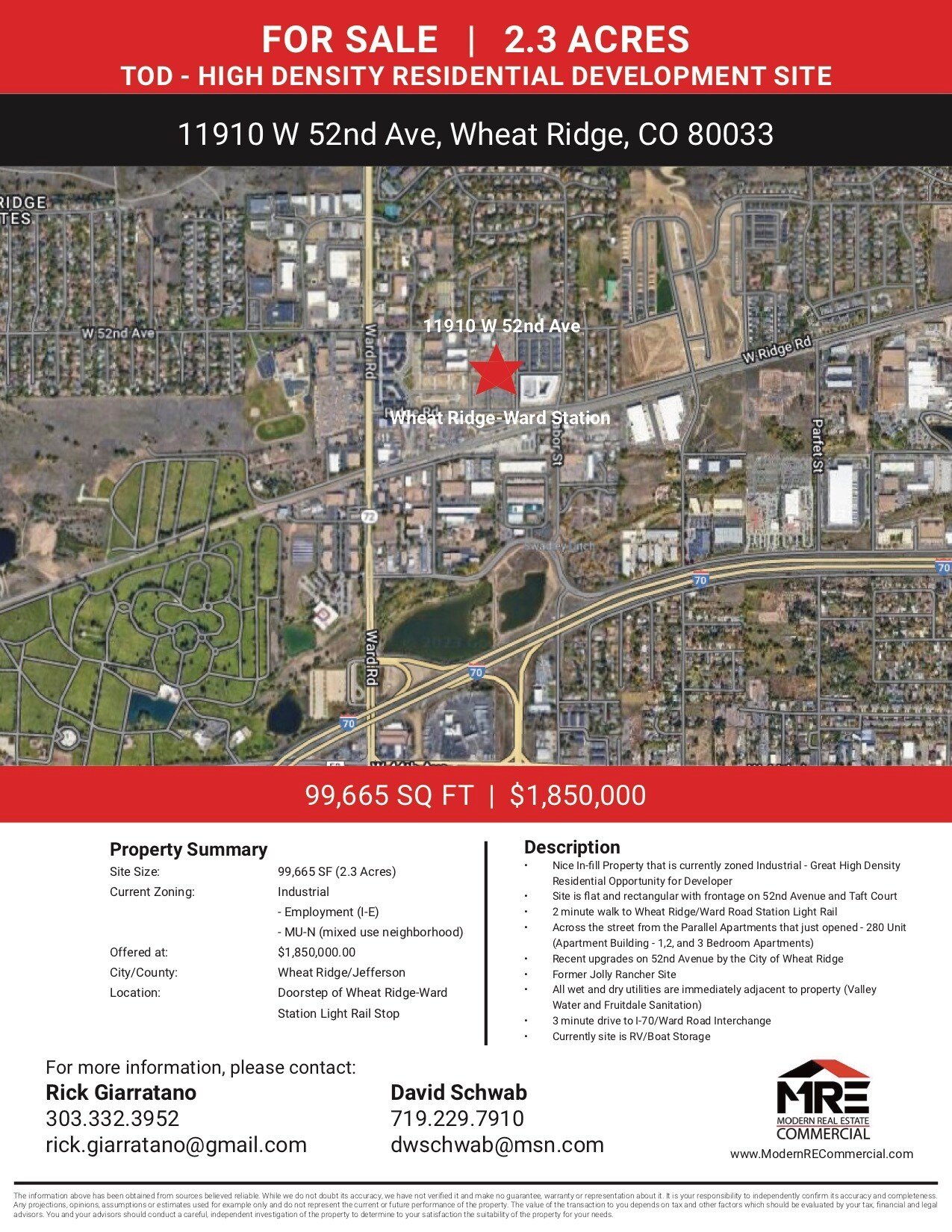 11910 W 52nd Avenue, Wheat Ridge, CO à vendre Photo du bâtiment- Image 1 de 6