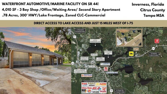 Plus de détails pour 8929 E Gulf To Lake Hwy, Inverness, FL - Commerce de détail à vendre