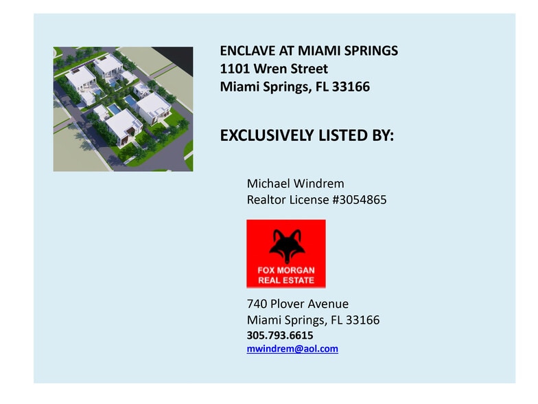 1101 Wren Ave, Miami Springs, FL for sale - Primary Photo - Image 1 of 5