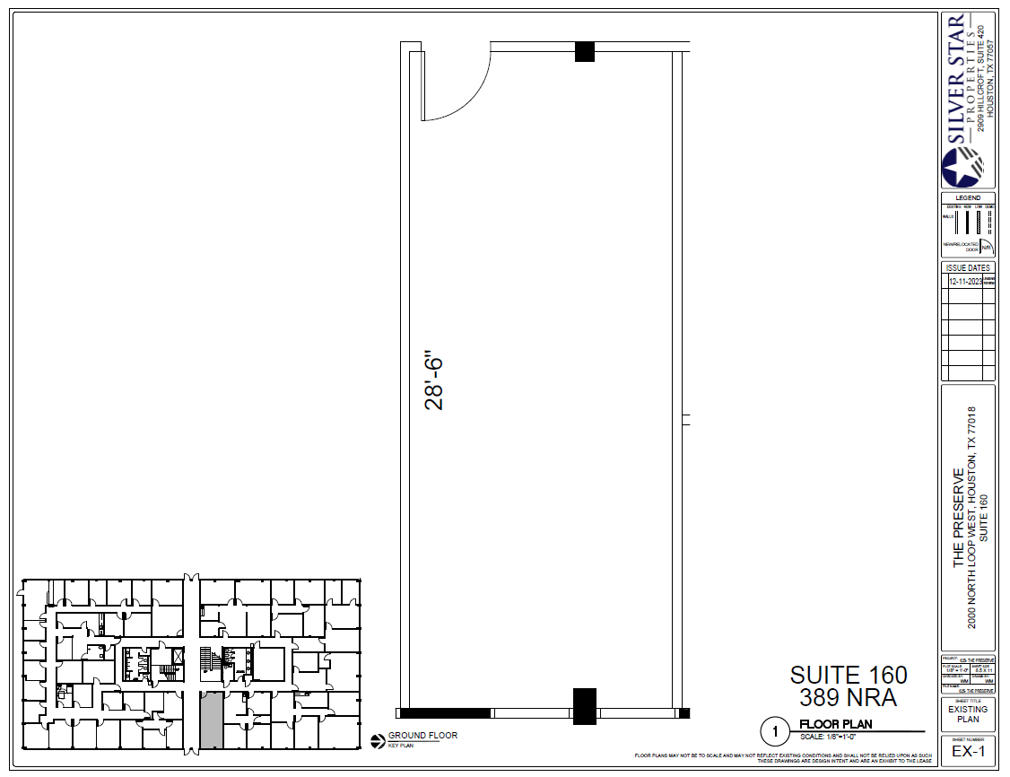 2000 N Loop Fwy W, Houston, TX à louer Plan d  tage- Image 1 de 1