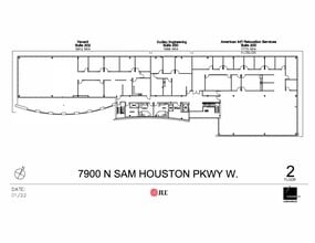 7900 N Sam Houston Pky W, Houston, TX for lease Site Plan- Image 1 of 2