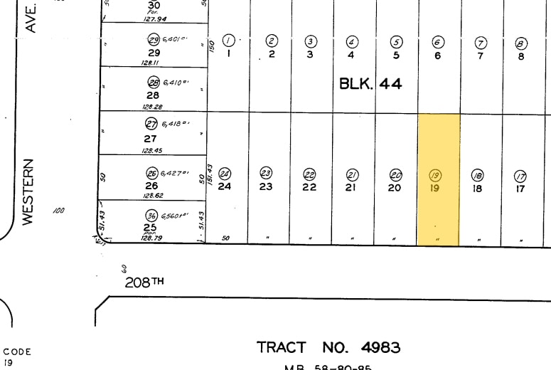 1629 W 208th St, Torrance, CA à vendre - Plan cadastral - Image 2 de 16