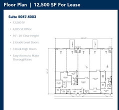 5029-5047 Martin Luther King Fwy, Fort Worth, TX for lease Floor Plan- Image 2 of 2