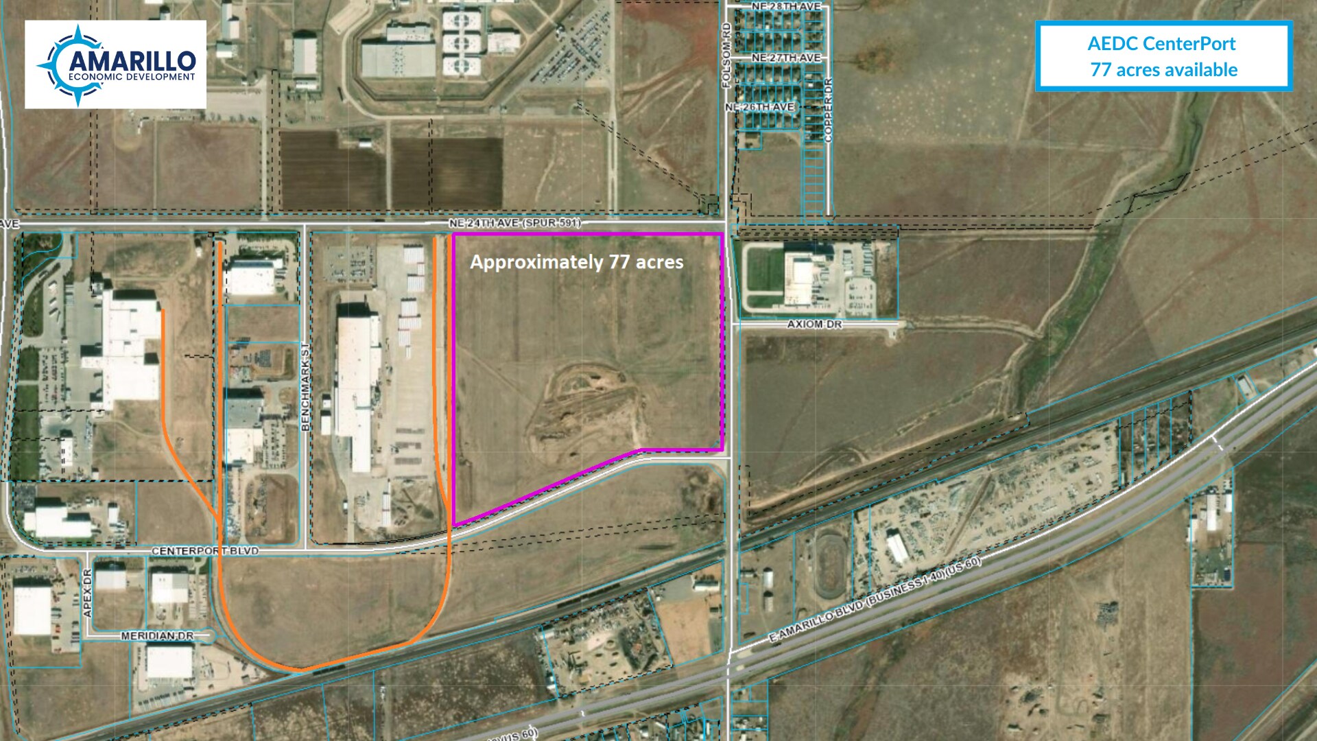 9086 Centerport Blvd, Amarillo, TX à vendre Aérien- Image 1 de 8