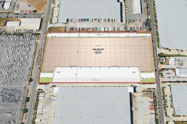 11011 Poplar Ave, Fontana, CA for lease - Site Plan - Image 2 of 2