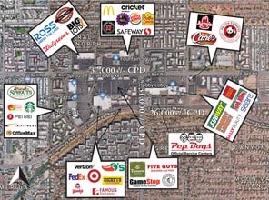 810 E Greenway Pky, Phoenix, AZ - AERIAL  map view