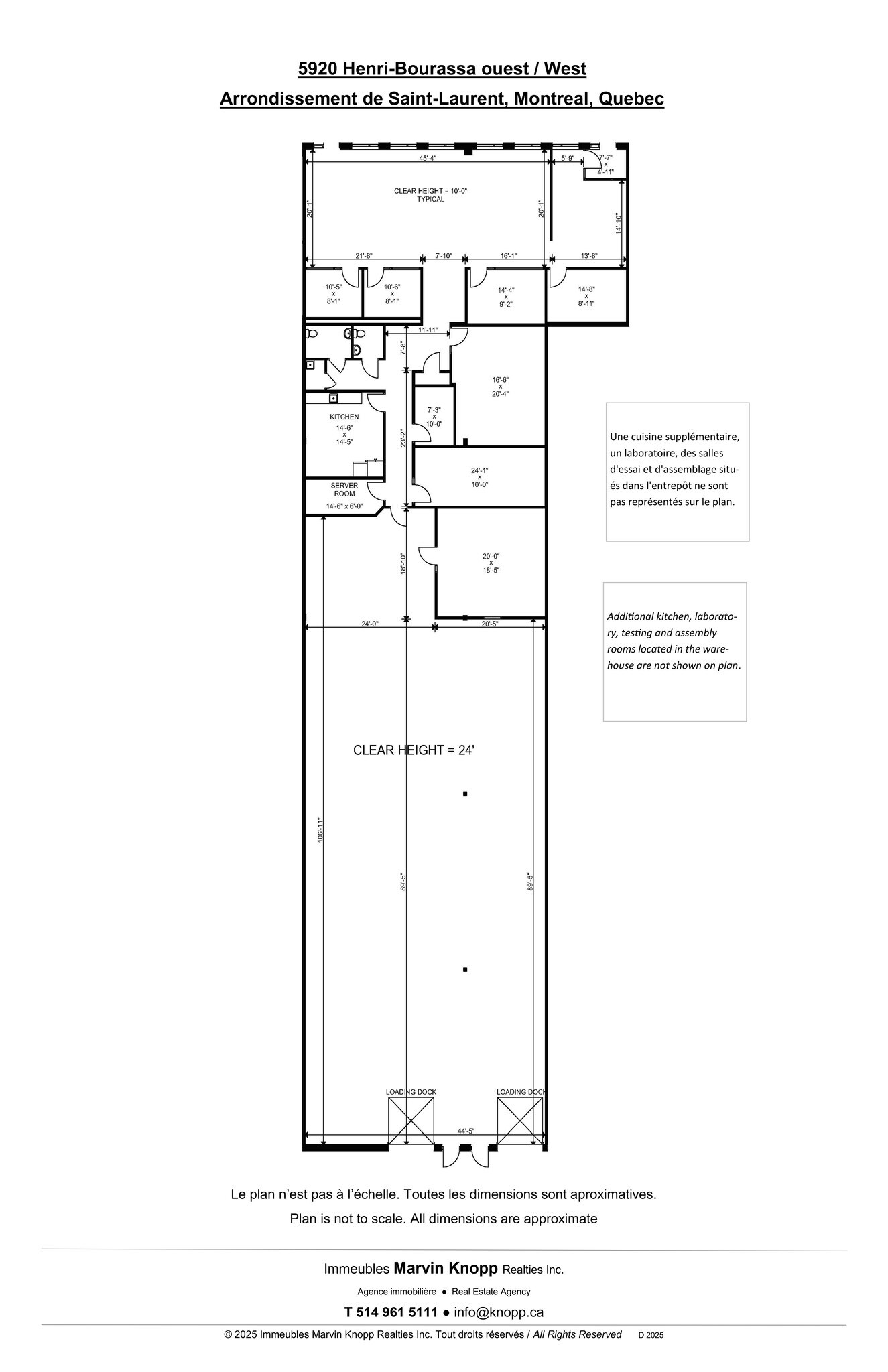 5896-5932 Boul Henri-Bourassa O, Montréal, QC for lease Site Plan- Image 1 of 6