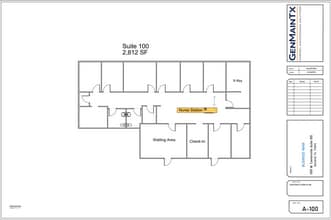 1015 W Centerville Rd, Garland, TX à louer Plan d’étage- Image 1 de 1