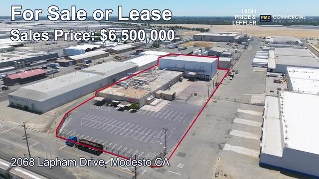 2068 Lapham Dr, Modesto, CA for lease - Commercial Listing Video - Image 2 of 22