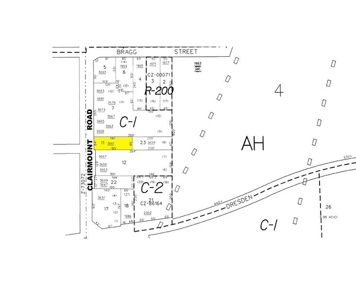 3661 Clairmont Rd, Atlanta, GA à vendre - Plan cadastral - Image 2 de 10