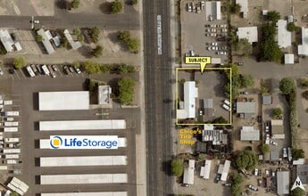 4164 N Flowing Wells Rd, Tucson, AZ - AERIAL  map view