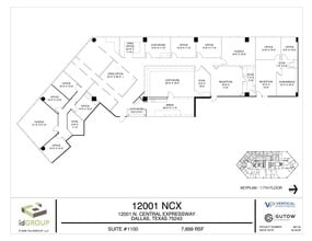 12001 N Central Expy, Dallas, TX à louer Plan d’étage- Image 1 de 1
