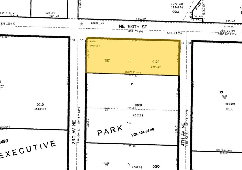 301 NE 100th St, Seattle, WA for sale - Plat Map - Image 2 of 2