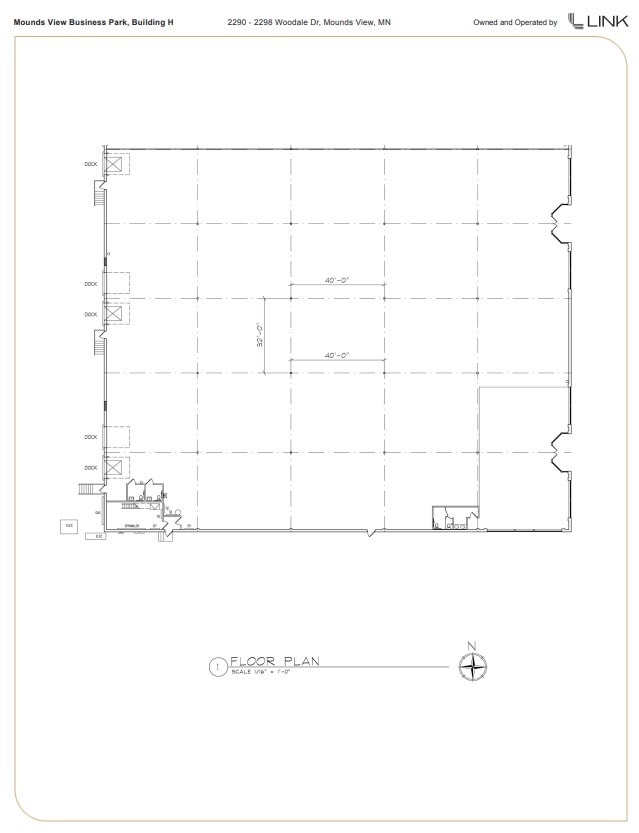 2290-2298 Woodale Dr, Mounds View, MN for lease Floor Plan- Image 1 of 3