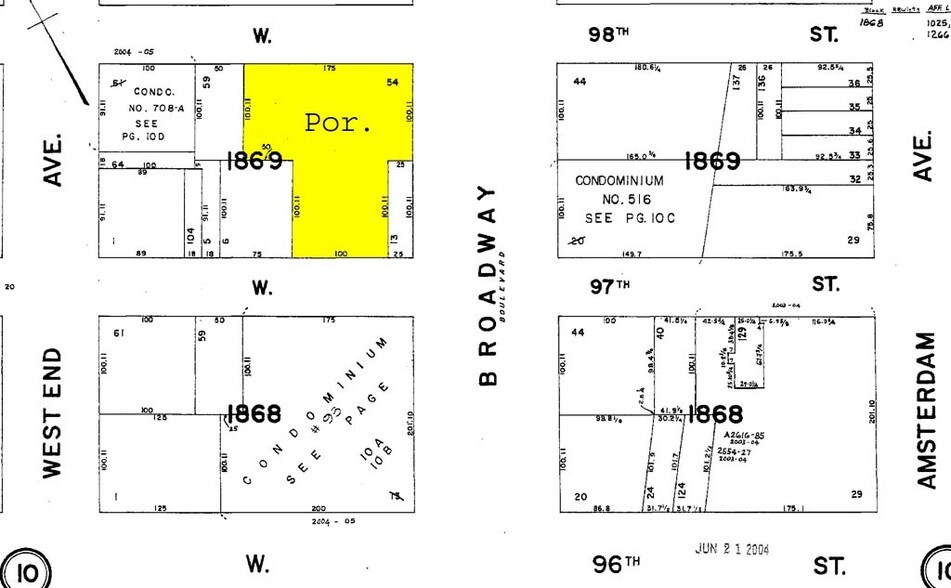 2592 Broadway, New York, NY à louer - Plan cadastral - Image 2 de 8