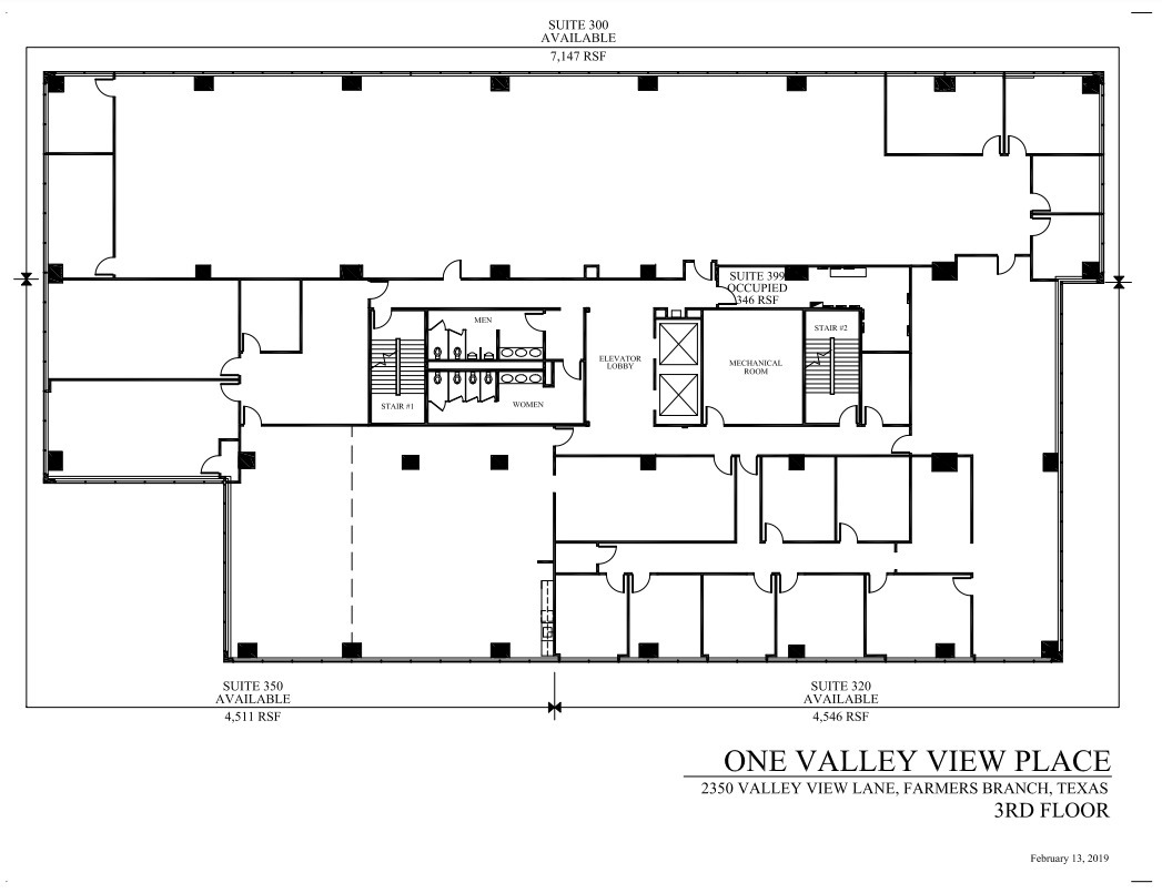 2350 Valley View Ln, Dallas, TX for lease Floor Plan- Image 1 of 1