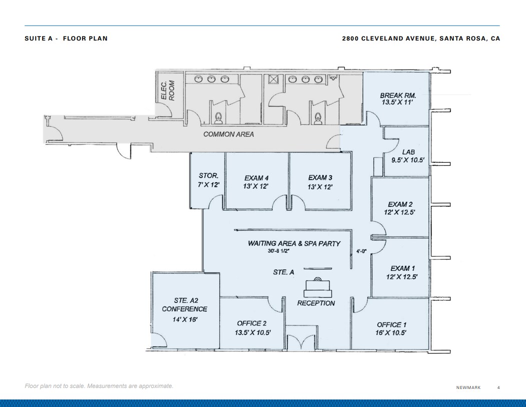 2800 Cleveland Ave, Santa Rosa, CA for lease Floor Plan- Image 1 of 1