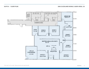 2800 Cleveland Ave, Santa Rosa, CA for lease Floor Plan- Image 1 of 1
