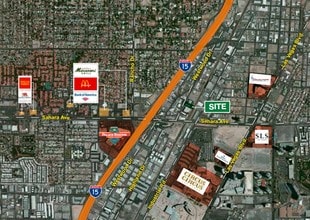 2325 Western Ave, Las Vegas, NV - AÉRIEN  Vue de la carte - Image1