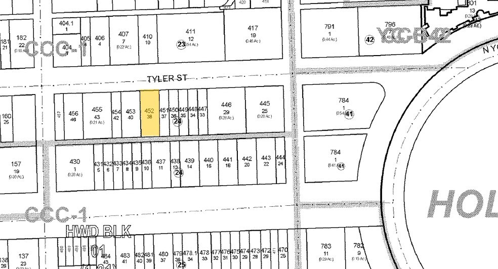 1926-1928 Tyler St, Hollywood, FL à louer - Plan cadastral - Image 3 de 8