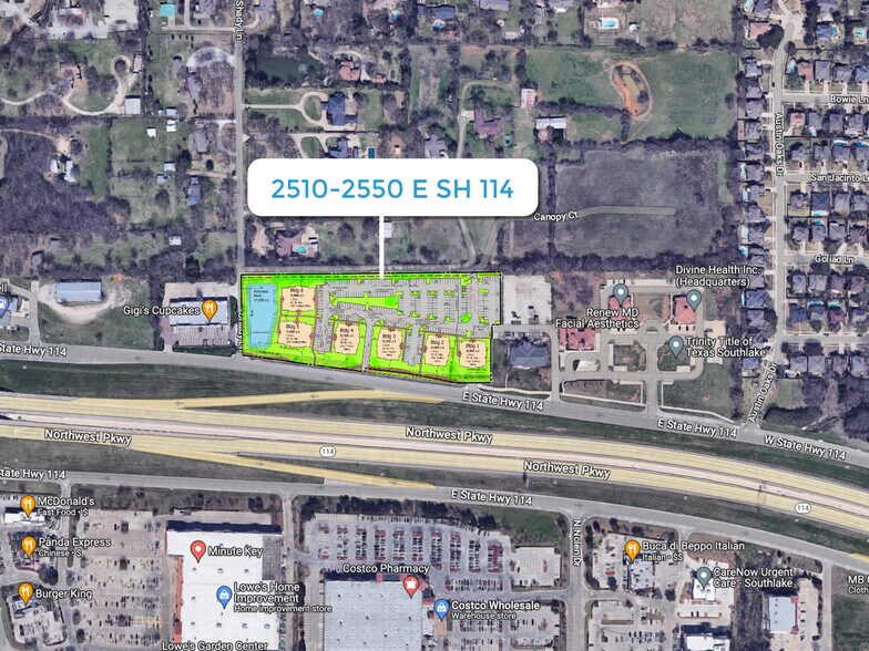 2510 E State Highway 114, Southlake, TX à vendre - Aérien - Image 3 de 4