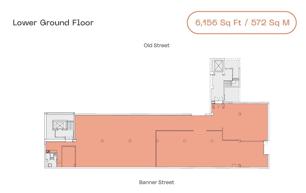 28-42 Banner St, London for lease Floor Plan- Image 1 of 7