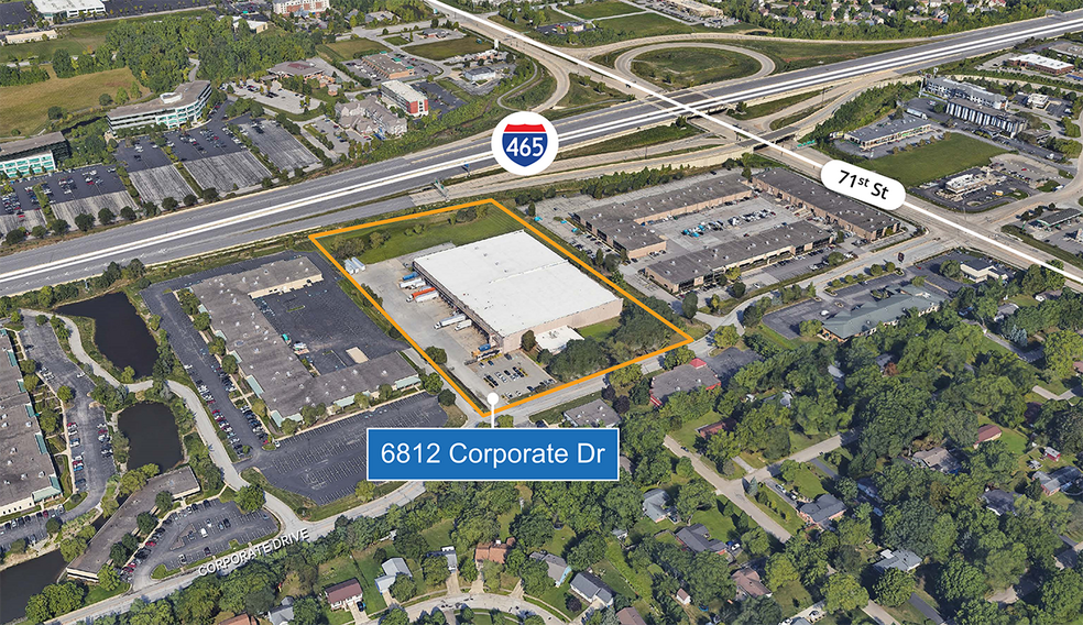 6812 Corporate Dr, Indianapolis, IN for lease - Building Photo - Image 1 of 3