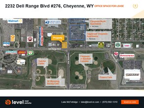 2232 Dell Range Blvd, Cheyenne, WY for lease Aerial- Image 2 of 2