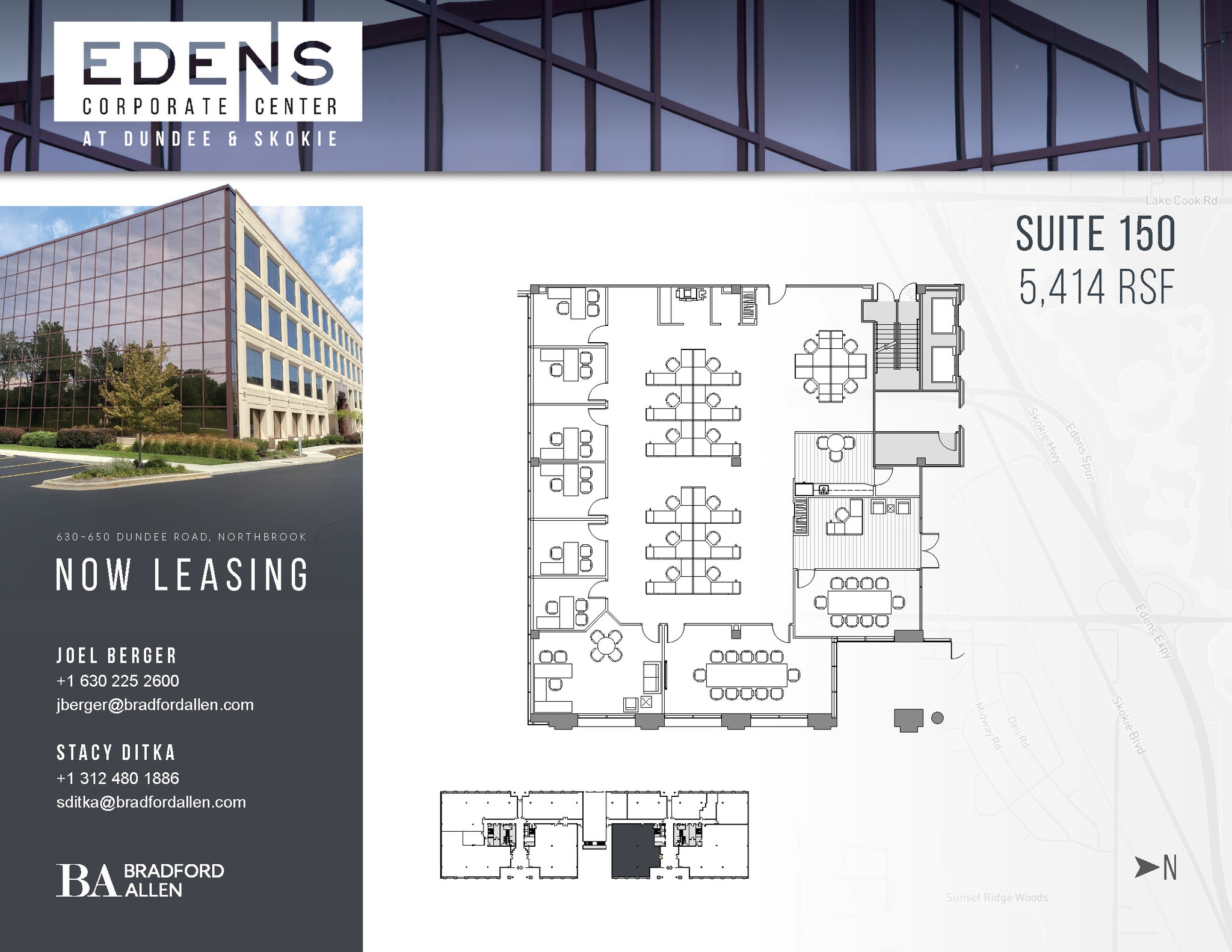 630-650 Dundee Rd, Northbrook, IL for lease Floor Plan- Image 1 of 1