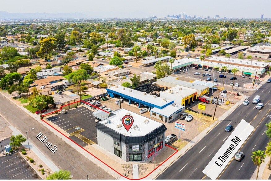 3051 E Thomas Rd, Phoenix, AZ à vendre - Aérien - Image 3 de 21