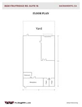 8530 Fruitridge Rd, Sacramento, CA à louer Plan de site- Image 2 de 2